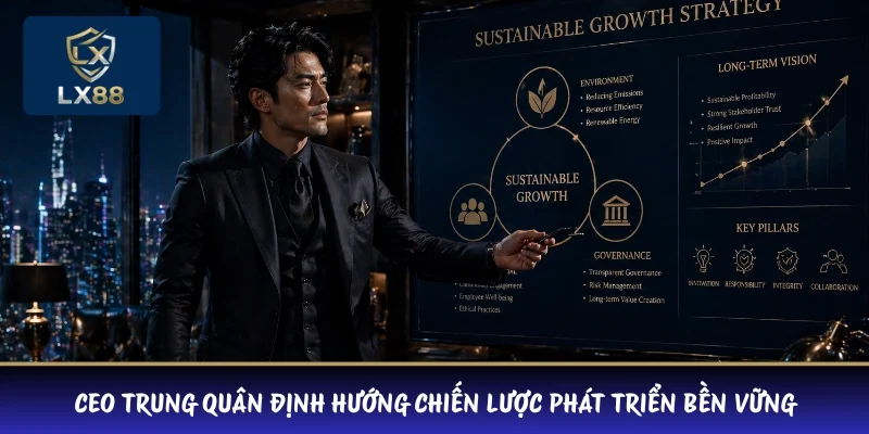 CEO Trung Quân định hướng chiến lược phát triển bền vững
