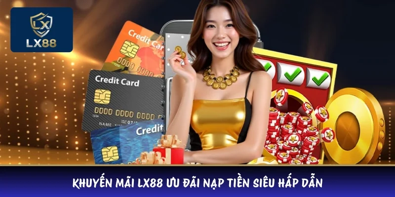 Khuyến mãi LX88 ưu đãi nạp tiền siêu hấp dẫn