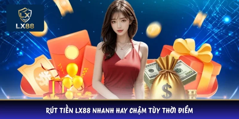 Rút tiền LX88 nhanh hay chậm tùy thời điểm